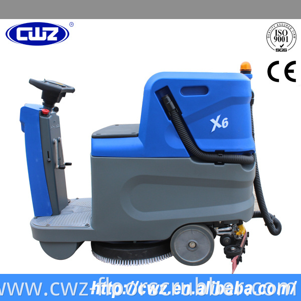 CWZ-X6 Compact driving type multifunctional automatic floor scrubber